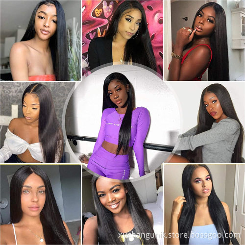 Vendor Straight Hd Transparent Lace Front Human Hair Wigs For Black Women 360 Lace Frontal Wig Glueless 100 Virgin Full Lace Wig